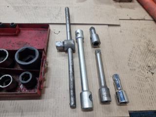 Assortment of Sockets and Hand Tools