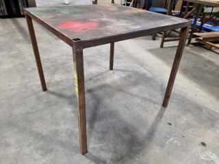 All Steel Workshop Table