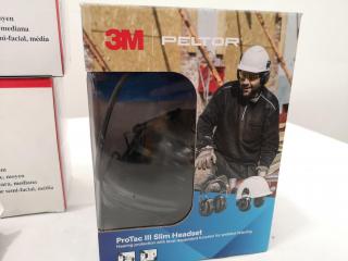 Assorted 3M Branded Safety Hearing Protection, Respirators, & Accessories