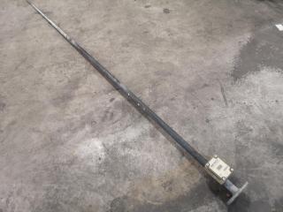 2.5m Steel Lightning Rod w/ Strike Counter