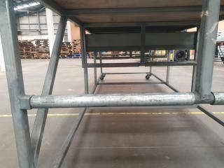 Heavy Duty Steel Framed Mobile Workbench