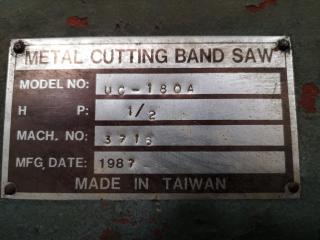 Horizontal Metal Cutting Band Saw, Single Phase