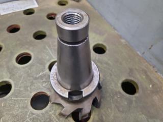 Iscar 8Mill Indexable Milling Cutter w/ BT50 Tool Holder