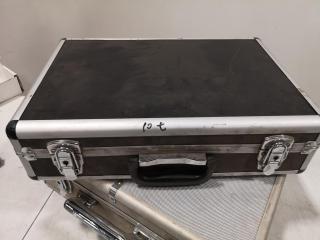 2x Aluminium Padded Cases