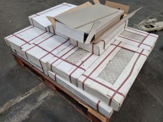 128x Porcelian Tiles, 300x600mm Size, 23.04m2 area coverage