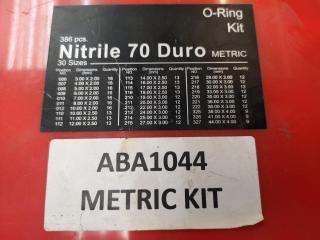 2x Sets of Nitrile 70 Duro O-Ring Kits, Metric & Imperial Sizes