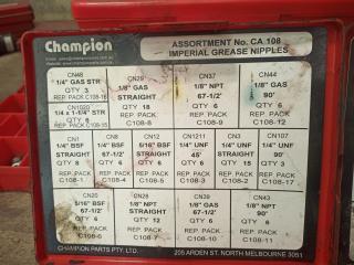 Four Assortments of Grease Nipples