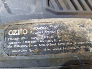 Ozito Corded SDS+ Rotary Hammer Drill Chisel Kit