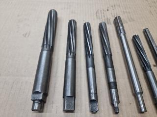 Assortment of 17 Spiral Flute Reamers