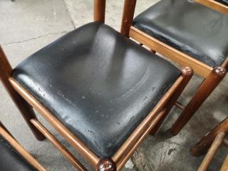 2x Worn Wooden Tables w/ 8x Chairs for Cafe or Home