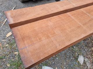 2x Lengths of Sapele Hardwood Boards