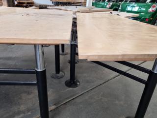 Large Modified Work Tables