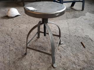 Stainless Steel Workshop Stool Seat