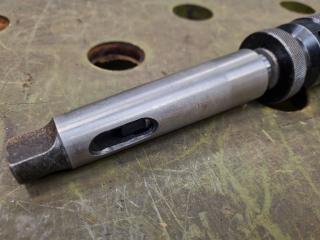 13mm Keyless Drill Chuck w/ Morse Taper No.3 Shank + Adapter