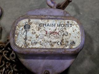Lift Master 1-Ton Chain Hoist 