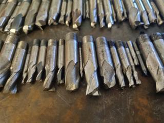 Large Lot of Milling Machine Endmills 