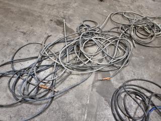 Assorted Airline Hoses And Air Tools