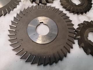 22x Straight Tooth Mill Cutters