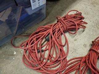 4 Assorted Length Single Phase 10Amp Extension Leads