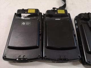 4x Symbol MC50 Mobile Handheld Computers w/ Charging Cradles