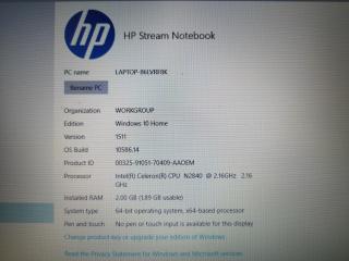 HP Stream Notebook Computer w/ Windows 10, Faulty Battery