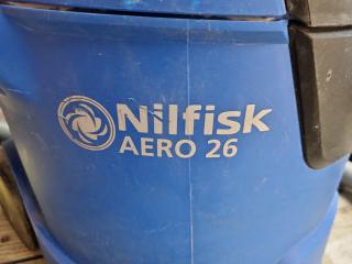 Nilfisk Aero 26 Wet /Dry Shop Vac Vacuum