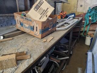 Large 8-Metre Heavy Duty Workbench & Materials Rack