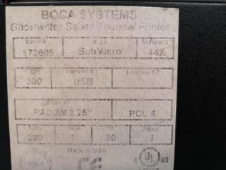 Boca Ghostwriter SubMicro USB Thermal Ticket Printer