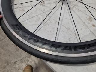 Bontrager Aeolus Comp 5 Road Bike Wheel w/ R2 Tyre, 700x25mm