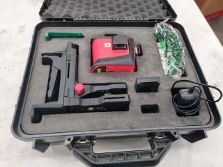The Tool Shed 3-Way Laser Level Kit, Green laser
