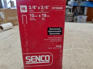 Assorted Senco 18-gauge Galvanised Staples