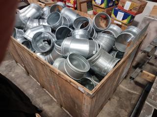 Crate of Assorted HVAC Angle Vents