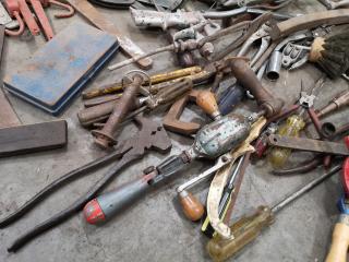 Large Collection of Vintage & Antique Hand Tools, Boxes