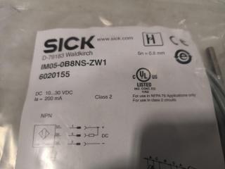 2x Sick Inductive Proximity Sensors IM05-0B8NS-ZW1