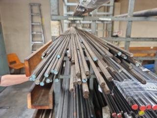 Approximately 70 Lengths Hex Steel