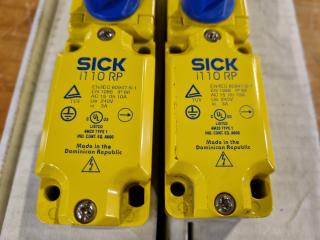 2x Sick Safety Command Rope Pull Switches i110-RP313
