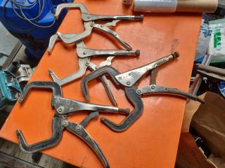 4x C-Clamp Grip Clamps