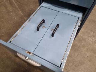 3-Drawer Lockable Security Drawer Unit