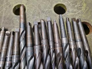 23x Morse Taper No.2 & No.1 Drills, Metric Sizes