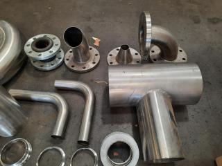 Large Assortment of Stainless Steel Pipes/Flanges