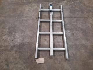 Aluminium Ladder with Shock Absorbing Safety Carbineer