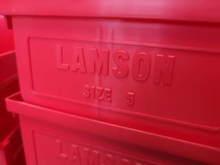11x Lamson Parts Storage Bins