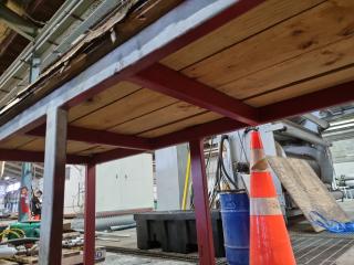 Steel Topped Workbench w/ Vice