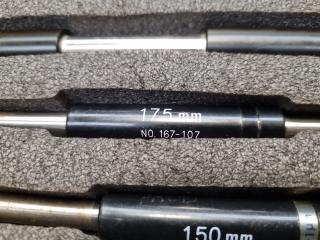 Mitutoyo 12-Piece Metric Outside Micrometer Set, 0-300mm Range