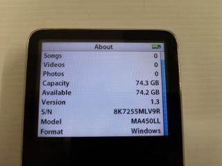 Apple iPod 5th Gen, 80Gb, w/ Box