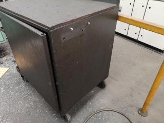 Heavy Duty Steel Workshop Mobile Workbench / Cabinet