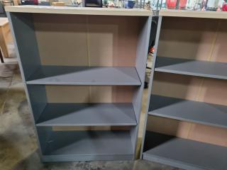 3x Matching Office Shelving Bookshelf Units