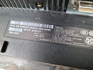 3x Dell 21.5" LED Moniors