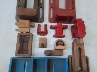 Assortment of Wooden Moulds and Casting