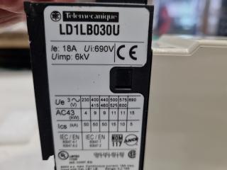 4x DOL Electrical Contactor Breakers LD1LB030U